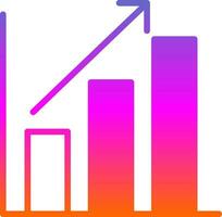 Bar chart Vector Icon Design