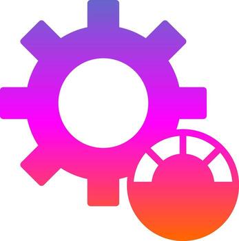 actuación mejoramiento vector icono diseño