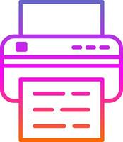 Printer Vector Icon Design