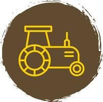 Tractor Vector Icon Design