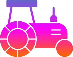 Tractor Vector Icon Design