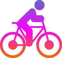 Cycling Vector Icon Design