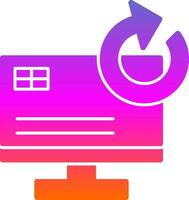 System Restore Vector Icon Design