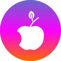 diseño de icono de vector de manzana