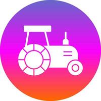 diseño de icono de vector de tractor