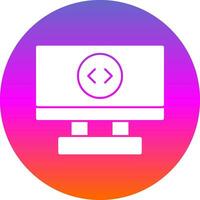 Remote Desktop Vector Icon Design