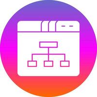 Sitemap Vector Icon Design