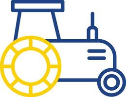 Tractor Vector Icon Design