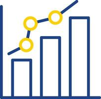 Bar chart Vector Icon Design