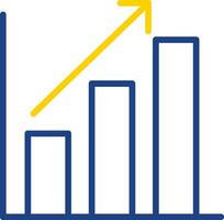 Bar chart Vector Icon Design