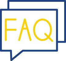 FAQ Vector Icon Design