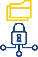 Data Encryption Vector Icon Design