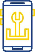 App Troubleshooting Vector Icon Design