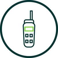 Walkie talkie Vector Icon Design