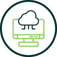 Cloud Computing Vector Icon Design
