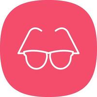 Glasses Vector Icon Design