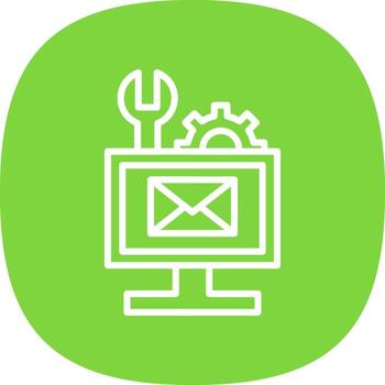 correo electrónico solución de problemas vector icono diseño