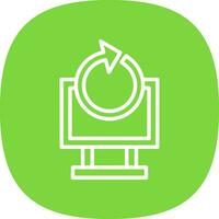 Data Recovery Vector Icon Design