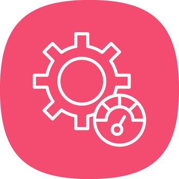 Performance Optimization Vector Icon Design