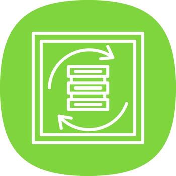 datos sincronizando vector icono diseño