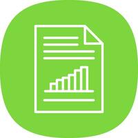 Bar Chart Vector Icon Design