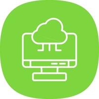 Cloud Computing Vector Icon Design