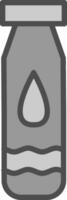 Water bottle Vector Icon Design