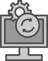 Account Recovery Vector Icon Design