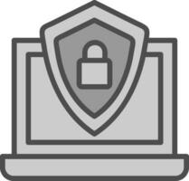 System Security Vector Icon Design