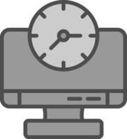 Clock Vector Icon Design