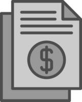 Invoice Vector Icon Design