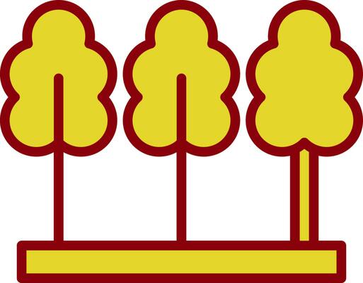 Trees Vector Icon Design