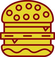 diseño de icono de vector de hamburguesa