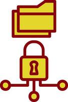 Data Encryption Vector Icon Design