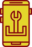 App Troubleshooting Vector Icon Design