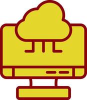 Cloud Computing Vector Icon Design