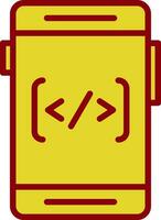 Coding Vector Icon Design