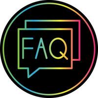 FAQ Vector Icon Design