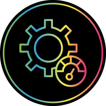 actuación mejoramiento vector icono diseño