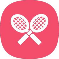 Tennis racket Vector Icon Design