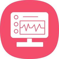 Device Monitoring Vector Icon Design