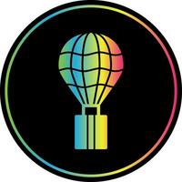 Hot air ballon Vector Icon Design
