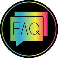FAQ Vector Icon Design