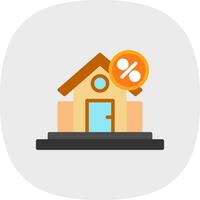 House discount Vector Icon Design