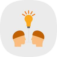 Knowledge Sharing Vector Icon Design