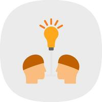 Knowledge Sharing Vector Icon Design