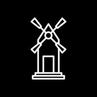 Windmill Vector Icon Design