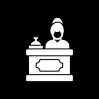 Receptionist Vector Icon Design