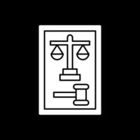 Law Vector Icon Design