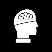 diseño de icono de vector de cerebro